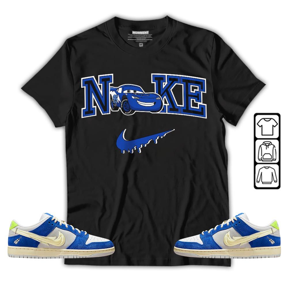 95 Mcqueen Car Fast Sneaker Shirt Match Low Fly Streetwear, SB Dunk Low Fly Streetwear MKO T-Shirt