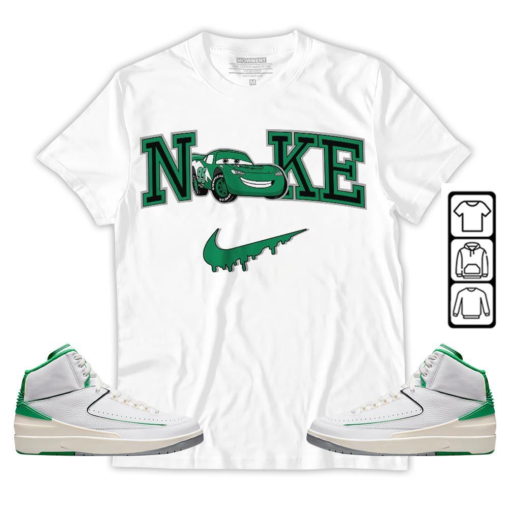 95 Mcqueen Car Fast Sneaker Shirt Match Lucky Green 2s, Jordan 2 Lucky Green MKO T-Shirt 95 Mcqueen Car Fast Sneaker Shirt Match Lucky Green 2s, Jordan 2 Lucky Green MKO T-Shirt