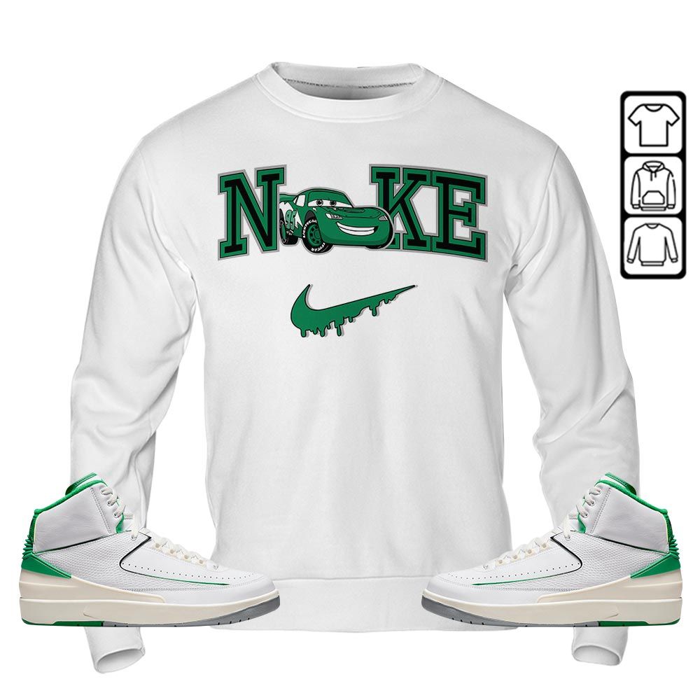 95 Mcqueen Car Fast Sneaker Shirt Match Lucky Green 2s, Jordan 2 Lucky Green MKO T-Shirt 95 Mcqueen Car Fast Sneaker Shirt Match Lucky Green 2s, Jordan 2 Lucky Green MKO T-Shirt
