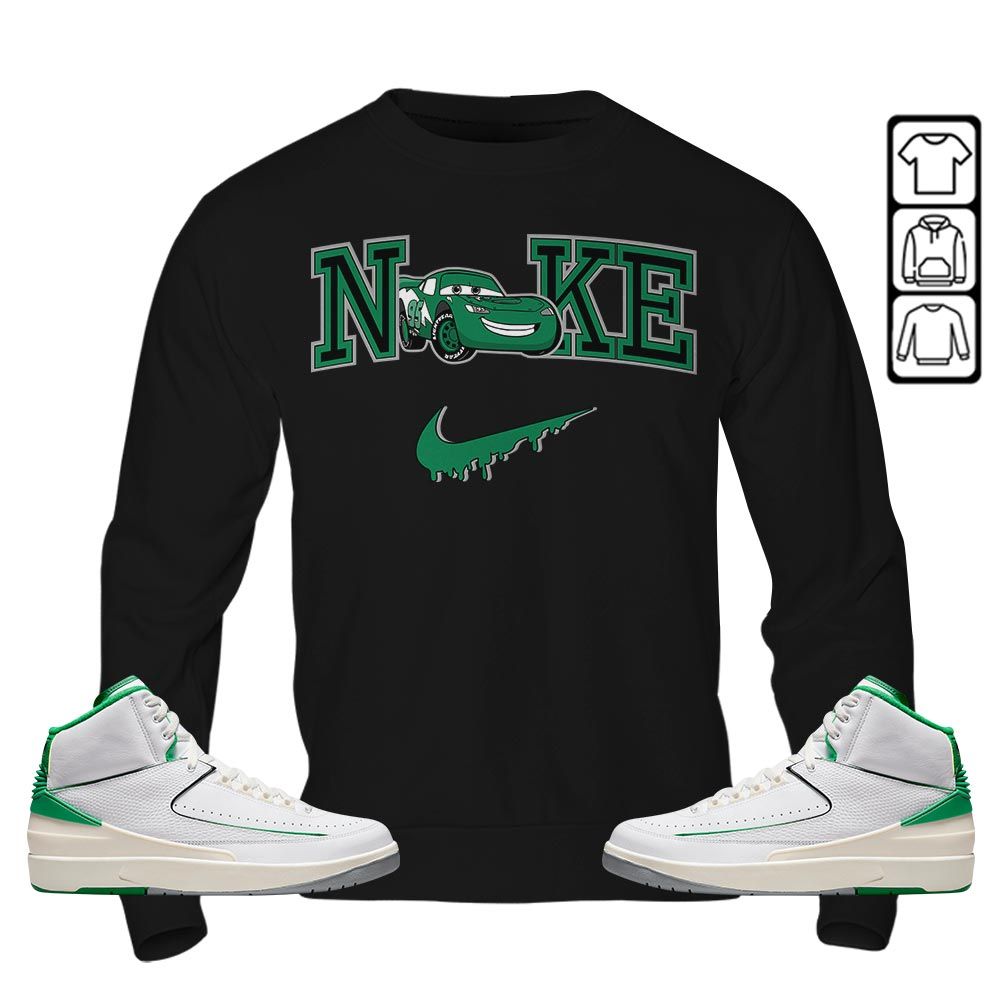 95 Mcqueen Car Fast Sneaker Shirt Match Lucky Green 2s, Jordan 2 Lucky Green MKO T-Shirt 95 Mcqueen Car Fast Sneaker Shirt Match Lucky Green 2s, Jordan 2 Lucky Green MKO T-Shirt