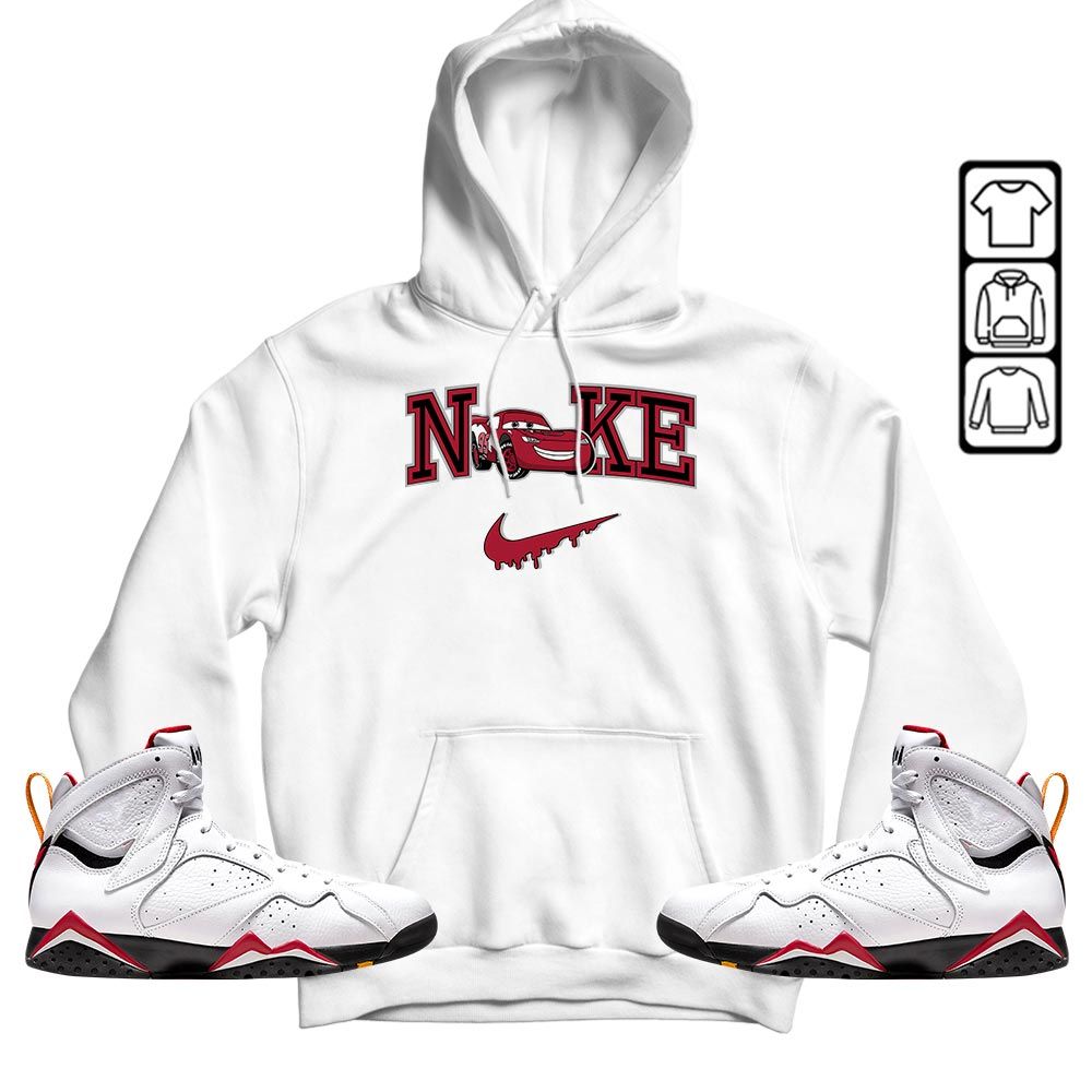 95 Mcqueen Car Fast Sneaker Shirt Match OG Cardinal 7s, Jordan 7 Retro Cardinal MKO T-Shirt 95 Mcqueen Car Fast Sneaker Shirt Match OG Cardinal 7s, Jordan 7 Retro Cardinal MKO T-Shirt