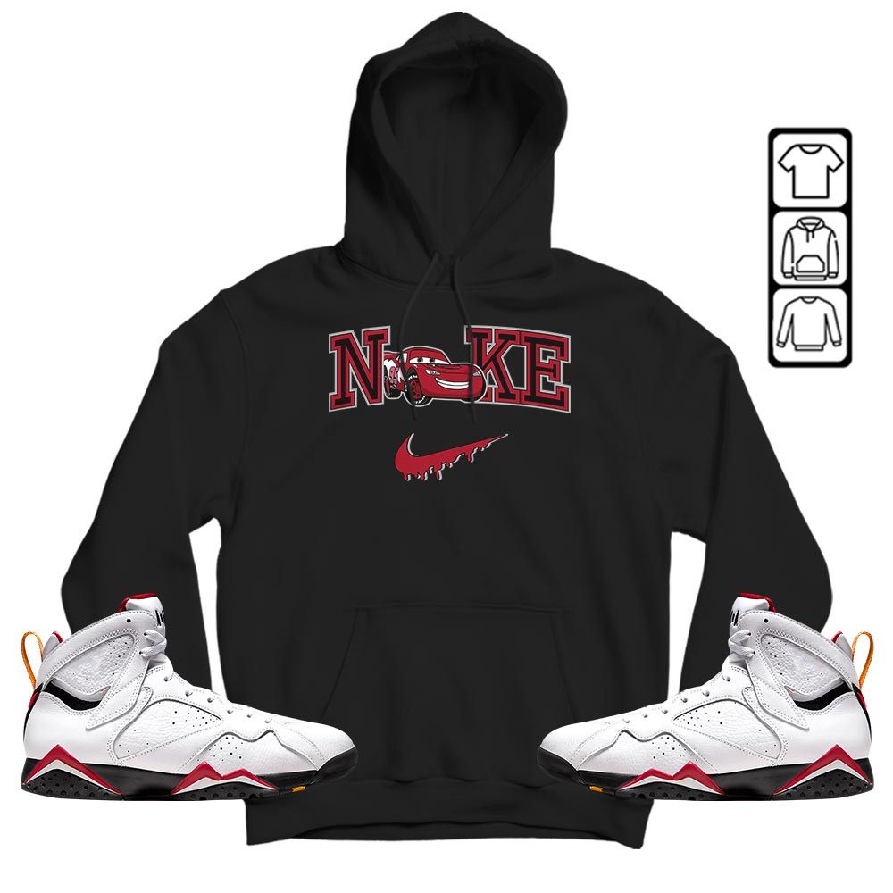 95 Mcqueen Car Fast Sneaker Shirt Match OG Cardinal 7s, Jordan 7 Retro Cardinal MKO T-Shirt 95 Mcqueen Car Fast Sneaker Shirt Match OG Cardinal 7s, Jordan 7 Retro Cardinal MKO T-Shirt