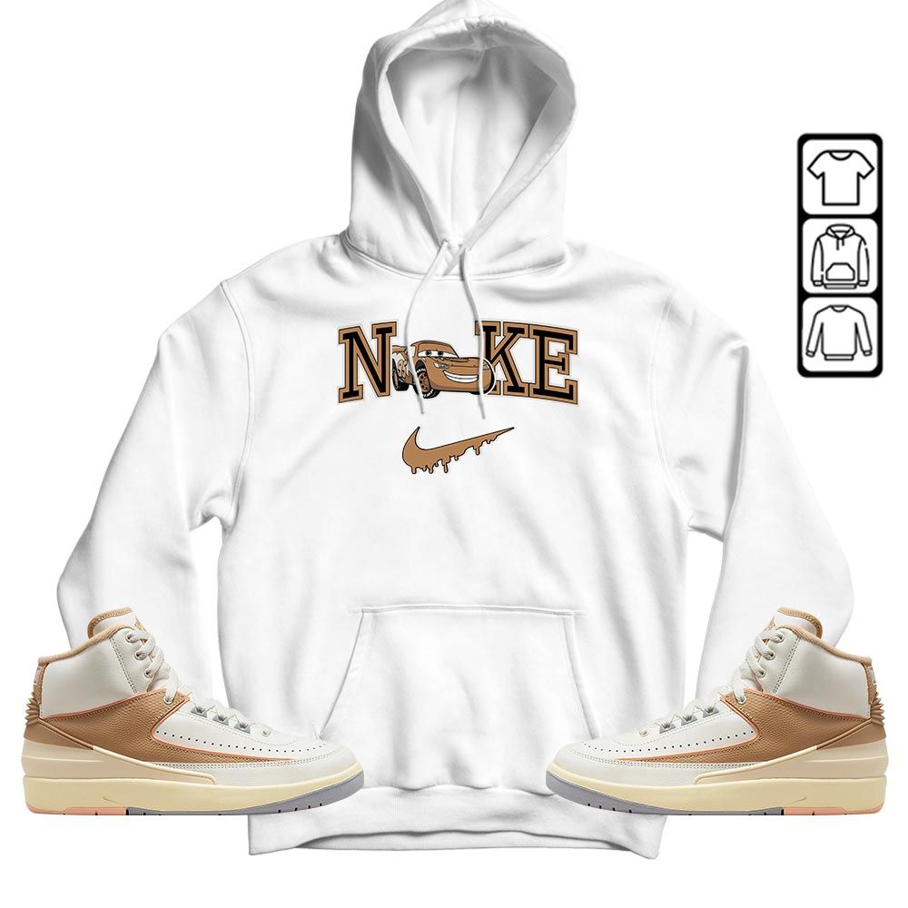 95 Mcqueen Car Fast Sneaker Shirt Match Retro Craft 2s, Jordan 2 Craft MKO T-Shirt