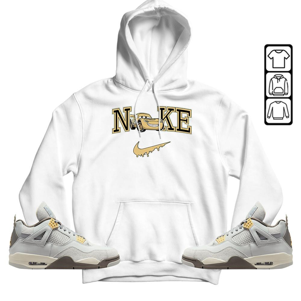 95 Mcqueen Car Fast Sneaker Shirt Match Retro Craft 4s, Jordan 4 Craft Photon Dust MKO T-Shirt