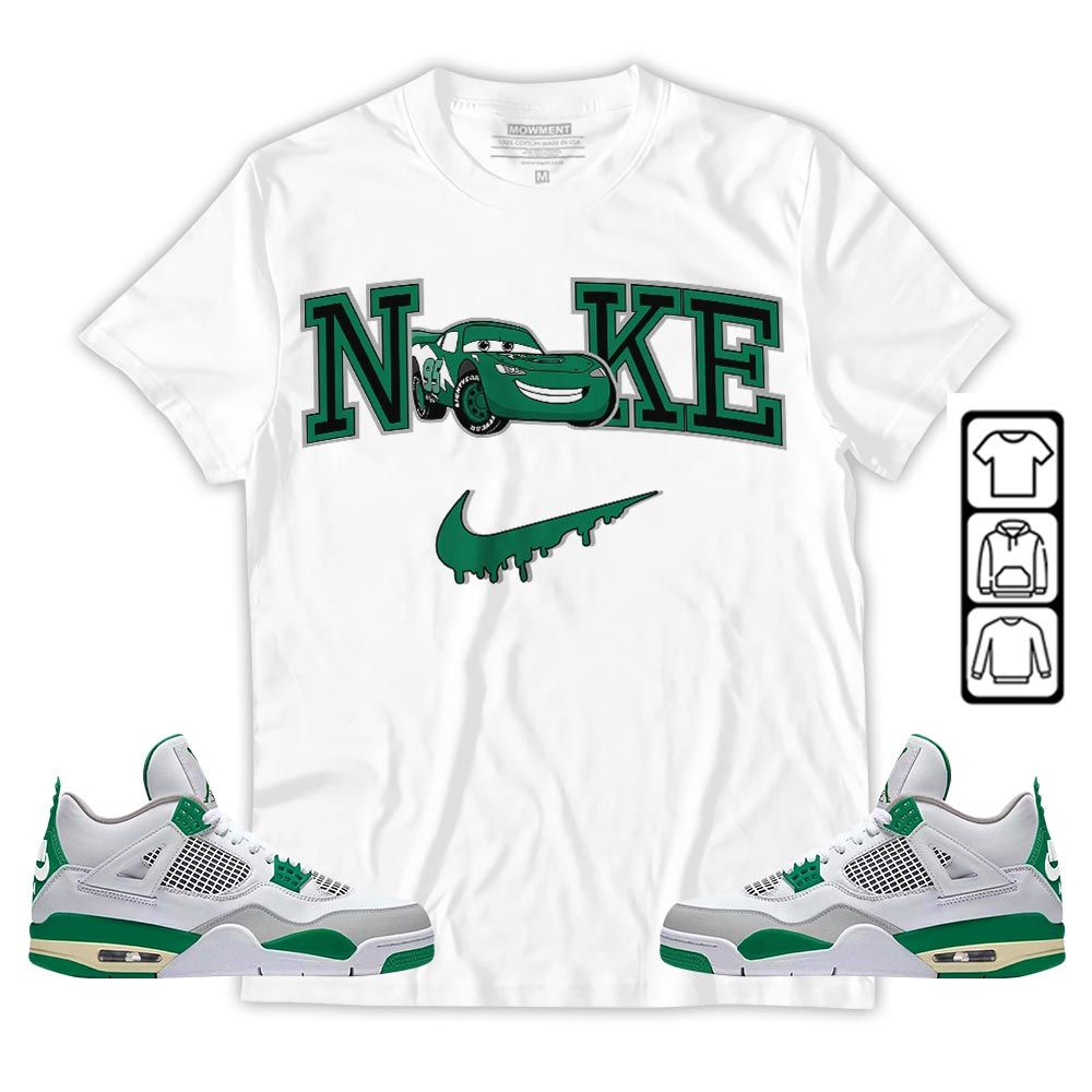 95 Mcqueen Car Fast Sneaker Shirt Match Retro Pine Green 4s, Jordan 4 Pine Green MKO T-Shirt 95 Mcqueen Car Fast Sneaker Shirt Match Retro Pine Green 4s, Jordan 4 Pine Green MKO T-Shirt