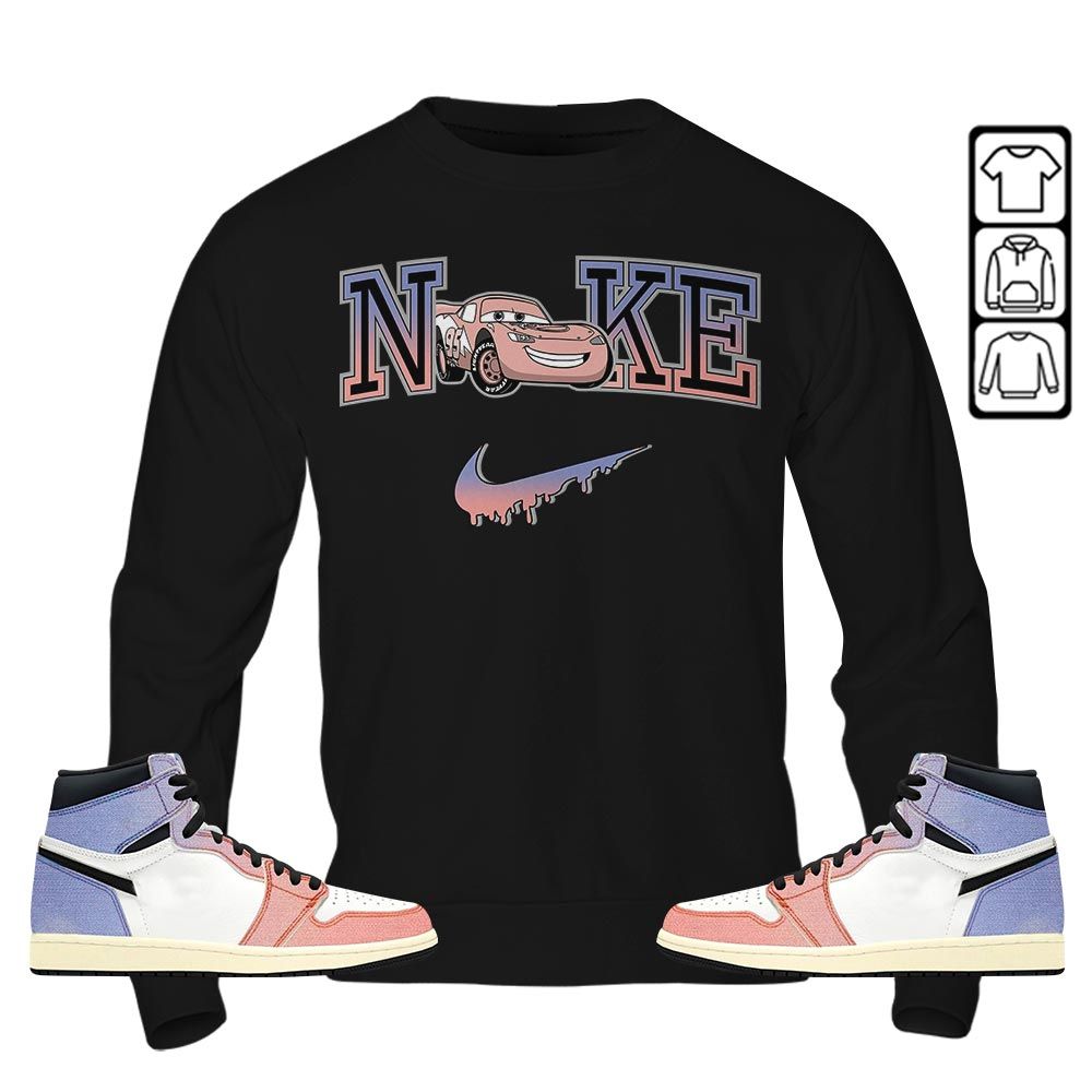 95 Mcqueen Car Fast Sneaker Shirt Match Retro Skyline 1s, Jordan 1 High OG Skyline MKO T-Shirt 95 Mcqueen Car Fast Sneaker Shirt Match Retro Skyline 1s, Jordan 1 High OG Skyline MKO T-Shirt
