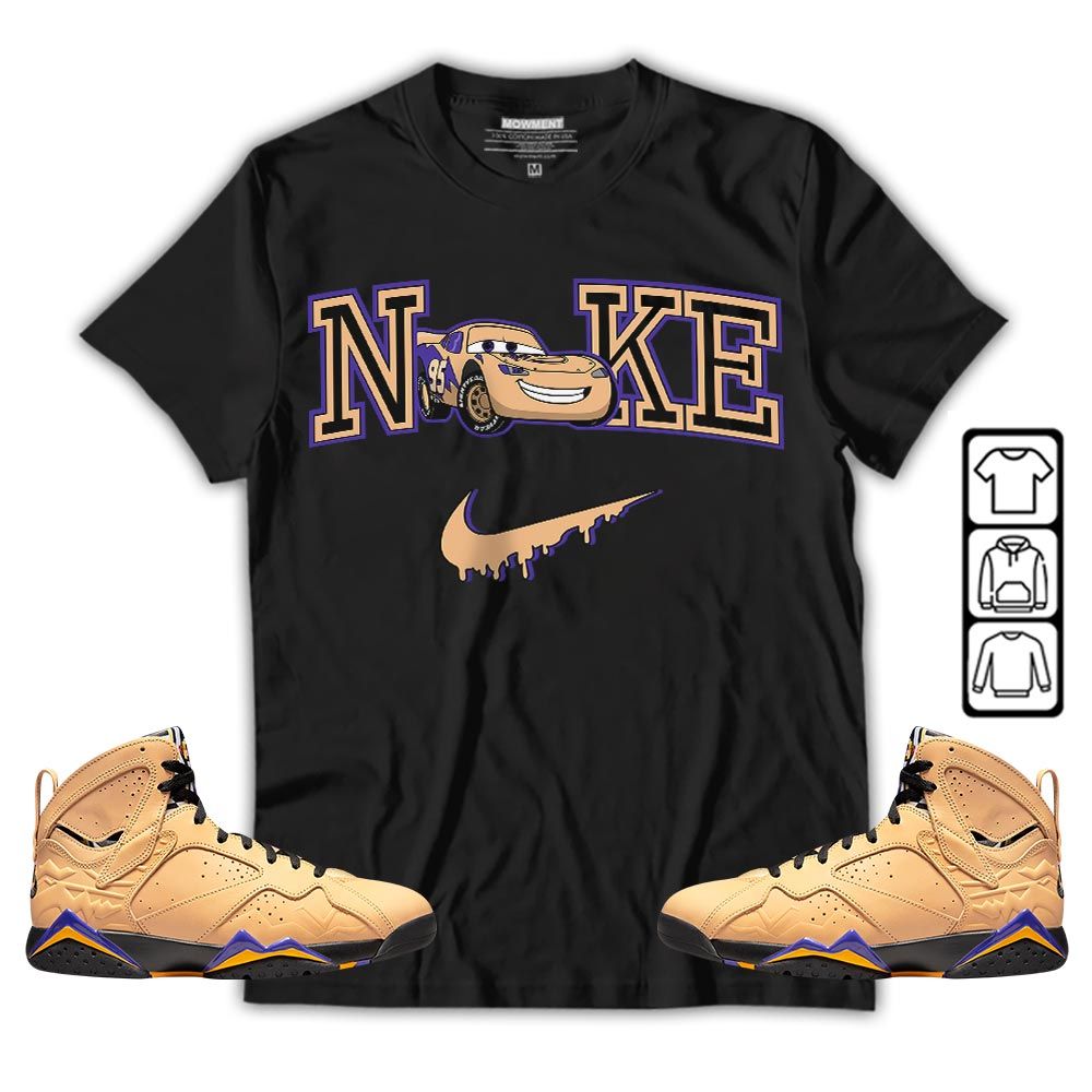 95 Mcqueen Car Fast Sneaker Shirt Match Retro Vachetta Tan 7s, Jordan 7 SE Afrobeats MKO T-Shirt 95 Mcqueen Car Fast Sneaker Shirt Match Retro Vachetta Tan 7s, Jordan 7 SE Afrobeats MKO T-Shirt