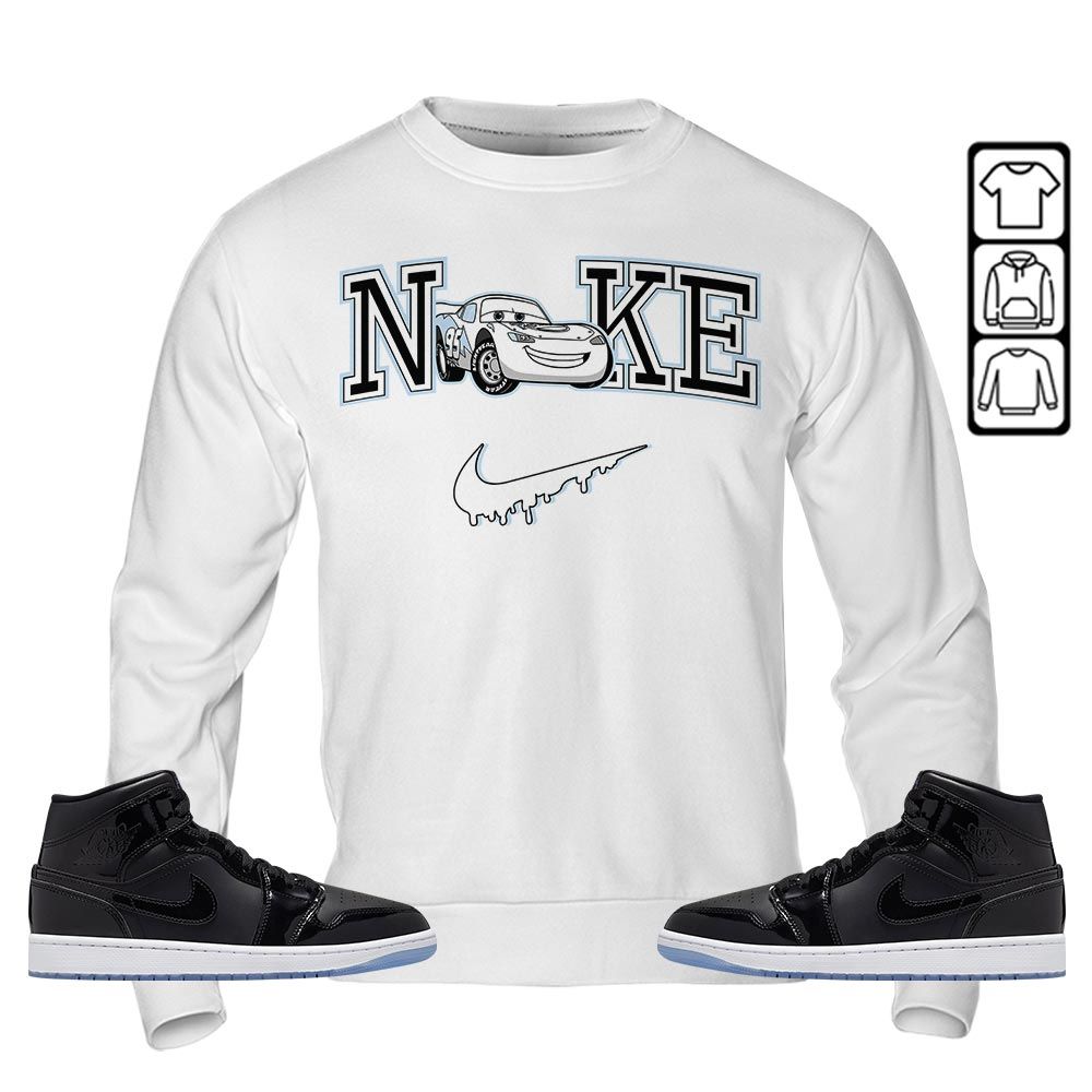 95 Mcqueen Car Fast Sneaker Shirt Match Space Jam 1s, Jordan 1 Mid Space Jam MKO T-Shirt 95 Mcqueen Car Fast Sneaker Shirt Match Space Jam 1s, Jordan 1 Mid Space Jam MKO T-Shirt