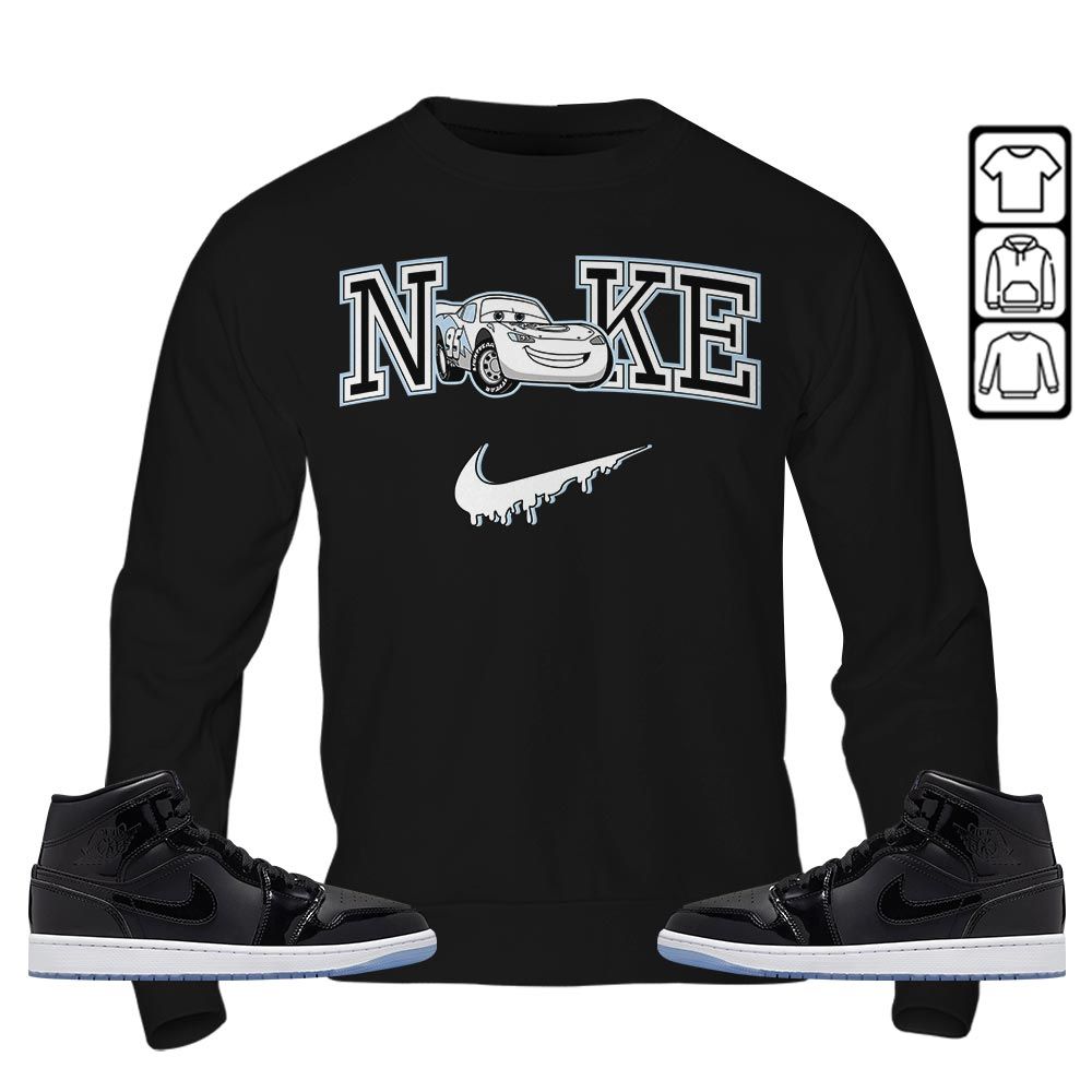 95 Mcqueen Car Fast Sneaker Shirt Match Space Jam 1s, Jordan 1 Mid Space Jam MKO T-Shirt 95 Mcqueen Car Fast Sneaker Shirt Match Space Jam 1s, Jordan 1 Mid Space Jam MKO T-Shirt