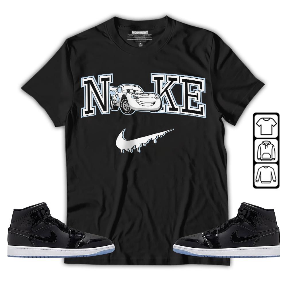 95 Mcqueen Car Fast Sneaker Shirt Match Space Jam 1s, Jordan 1 Mid Space Jam MKO T-Shirt 95 Mcqueen Car Fast Sneaker Shirt Match Space Jam 1s, Jordan 1 Mid Space Jam MKO T-Shirt