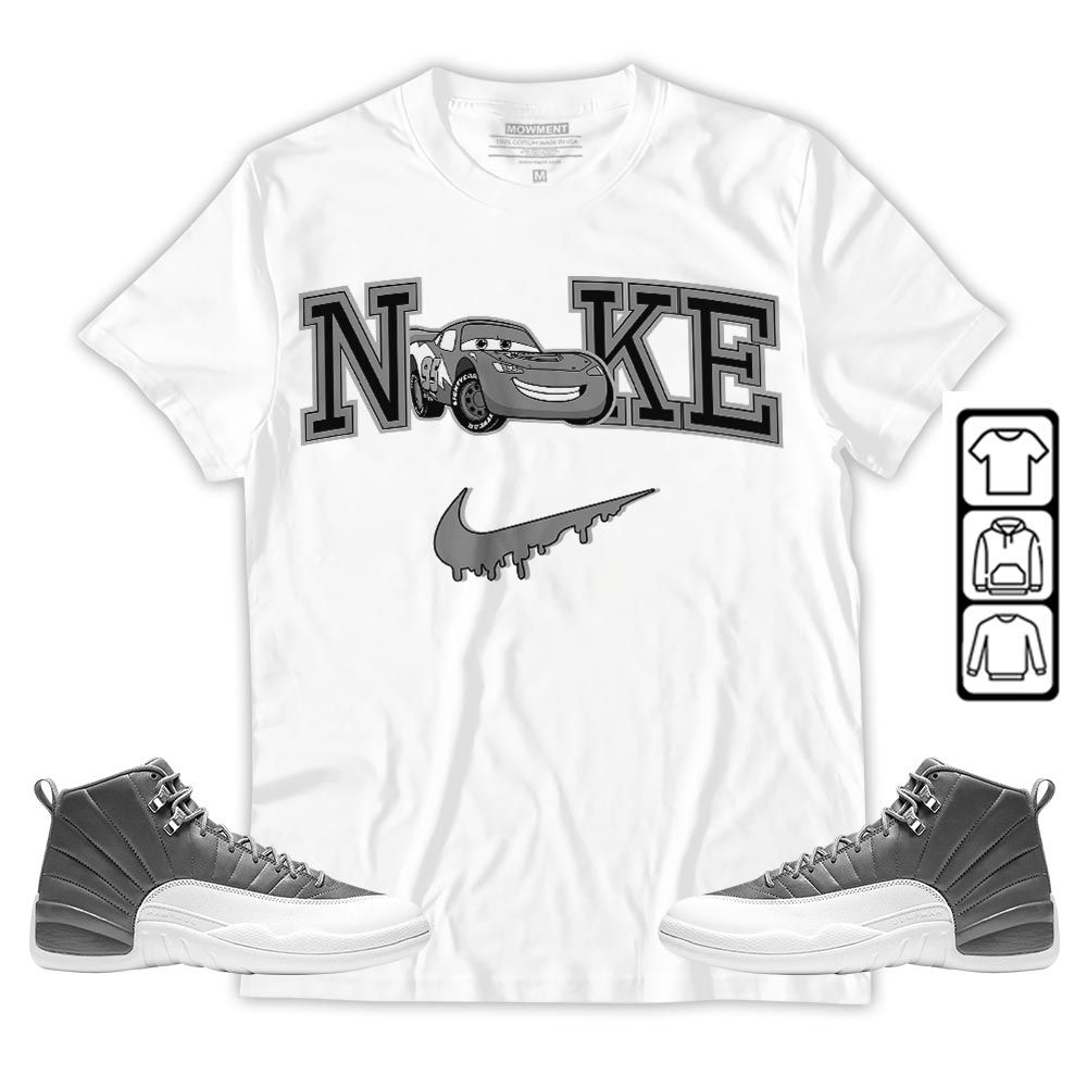 95 Mcqueen Car Fast Sneaker Shirt Match Stealth 12s, Jordan 12 Retro Stealth MKO T-Shirt 95 Mcqueen Car Fast Sneaker Shirt Match Stealth 12s, Jordan 12 Retro Stealth MKO T-Shirt