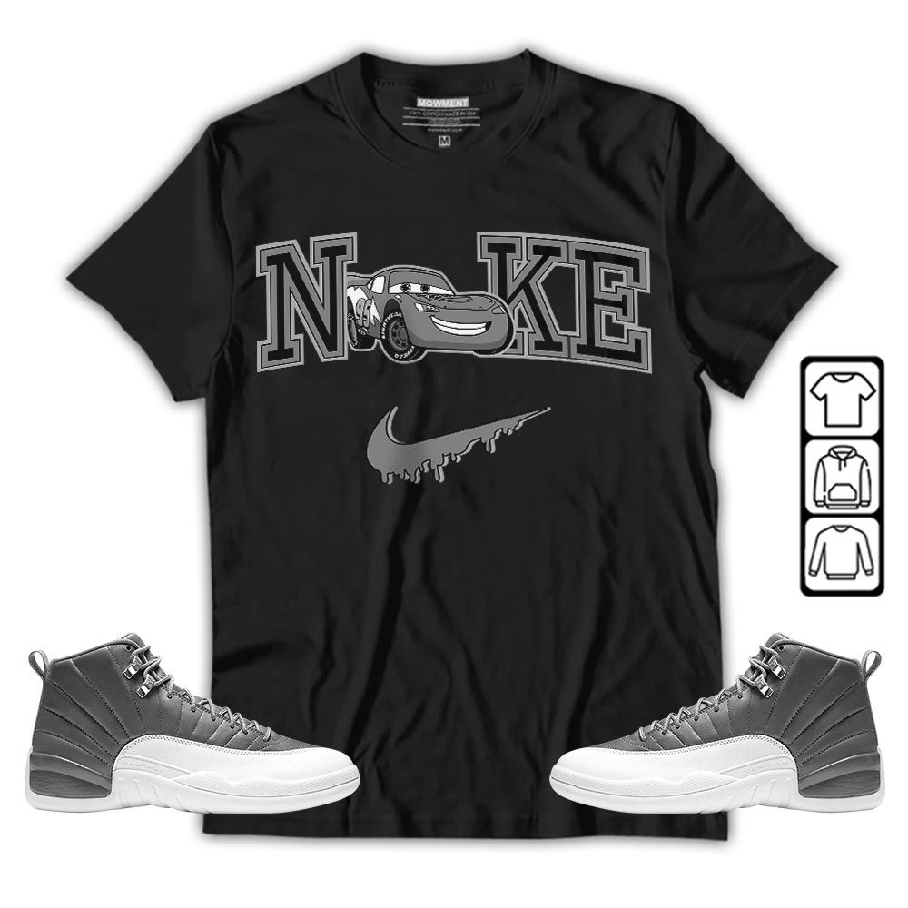 95 Mcqueen Car Fast Sneaker Shirt Match Stealth 12s, Jordan 12 Retro Stealth MKO T-Shirt 95 Mcqueen Car Fast Sneaker Shirt Match Stealth 12s, Jordan 12 Retro Stealth MKO T-Shirt