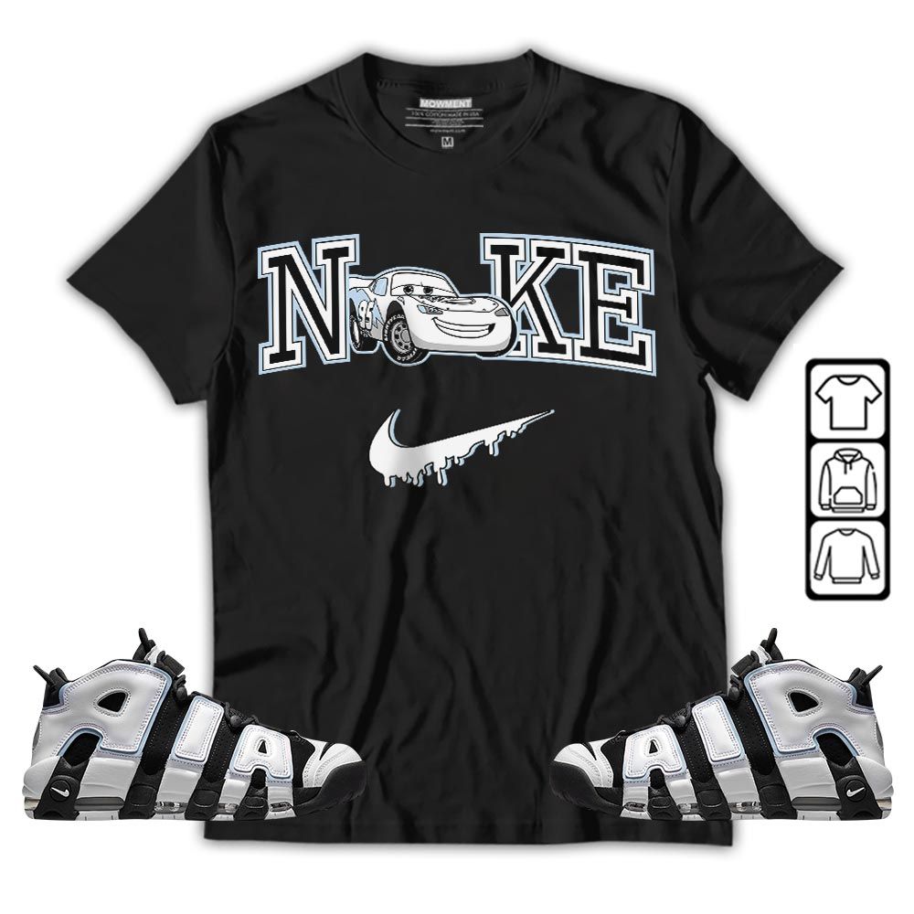95 Mcqueen Car Fast Sneaker Shirt Match Uptempo Cobalt Bliss, Air More Uptempo Cobalt Bliss MKO Hoodie