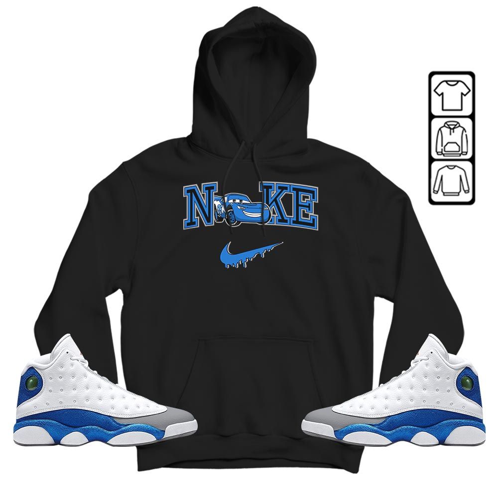 95 Mcqueen Car Fast Sneaker Shirt Match White French Blue 13s, Jordan 13 French Blue MKO T-Shirt 95 Mcqueen Car Fast Sneaker Shirt Match White French Blue 13s, Jordan 13 French Blue MKO T-Shirt