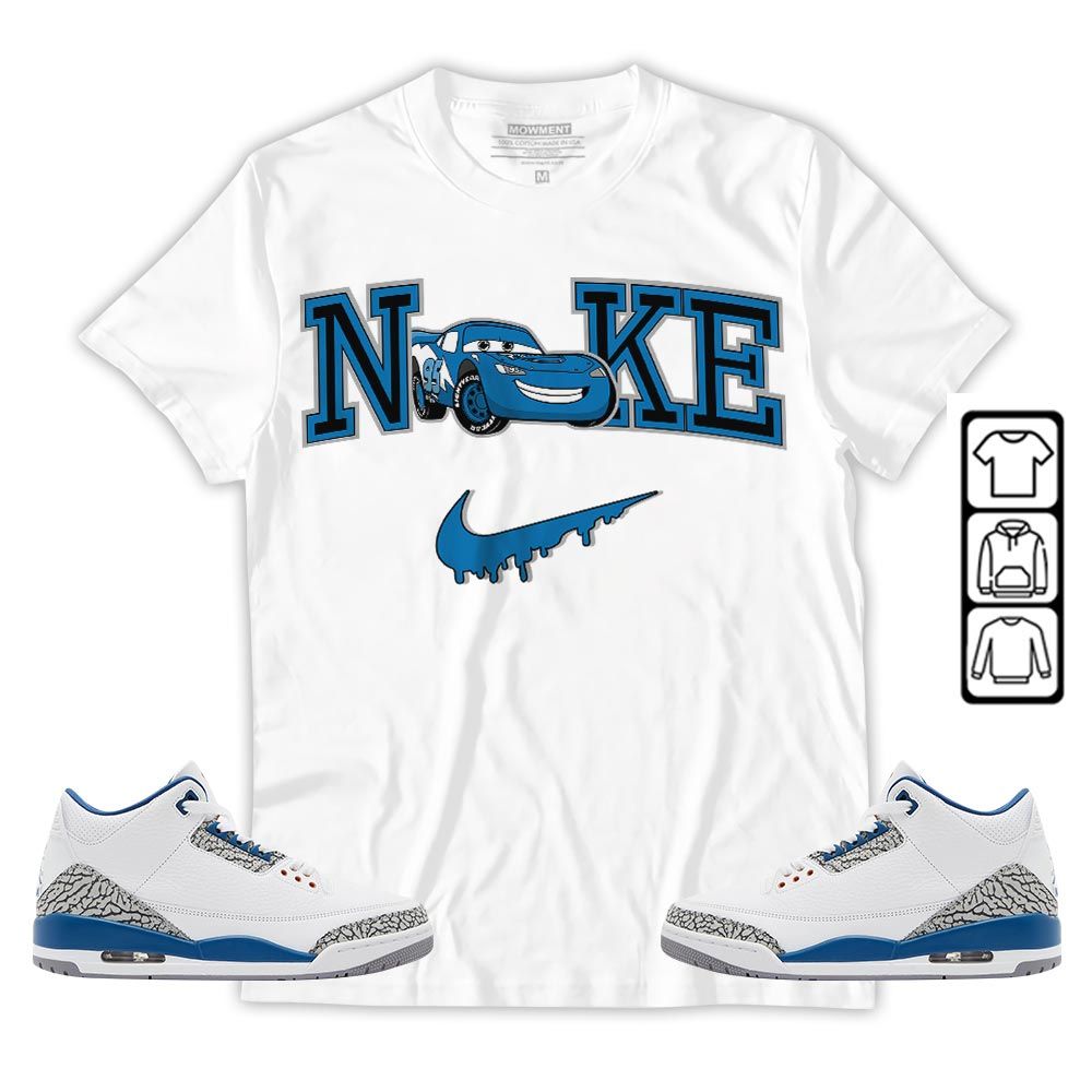 95 Mcqueen Car Fast Sneaker Shirt Match Wizards 3s, Jordan Retro 3 Wizards MKO T-Shirt 95 Mcqueen Car Fast Sneaker Shirt Match Wizards 3s, Jordan Retro 3 Wizards MKO T-Shirt