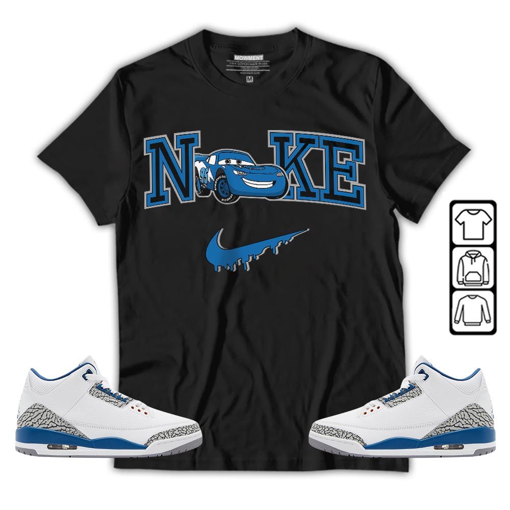 95 Mcqueen Car Fast Sneaker Shirt Match Wizards 3s, Jordan Retro 3 Wizards MKO T-Shirt 95 Mcqueen Car Fast Sneaker Shirt Match Wizards 3s, Jordan Retro 3 Wizards MKO T-Shirt