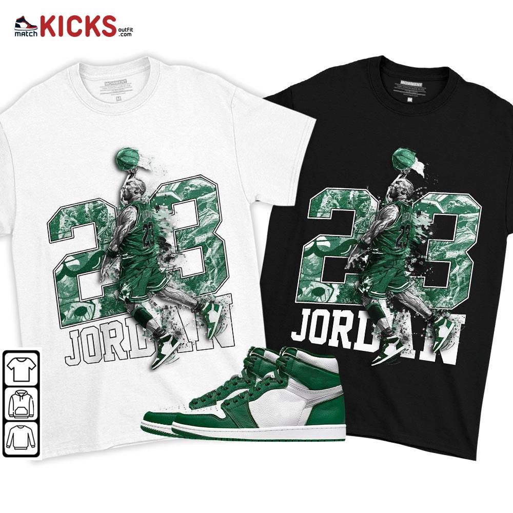 Air 23 Jordan Sneaker Shirt Match High Gorge Green 1s, Jordan 1 Retro High Gorge Green MKO T-Shirt Air 23 Jordan Sneaker Shirt Match High Gorge Green 1s, Jordan 1 Retro High Gorge Green MKO T-Shirt