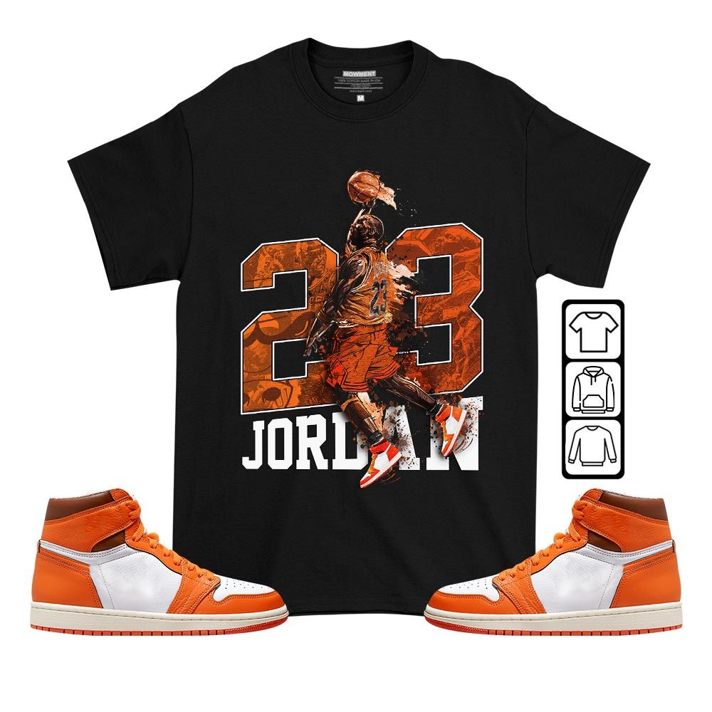 Air 23 Jordan Sneaker Shirt Match High OG Starfish 1s, Jordan 1 Retro High OG Starfish MKO T-Shirt Air 23 Jordan Sneaker Shirt Match High OG Starfish 1s, Jordan 1 Retro High OG Starfish MKO T-Shirt