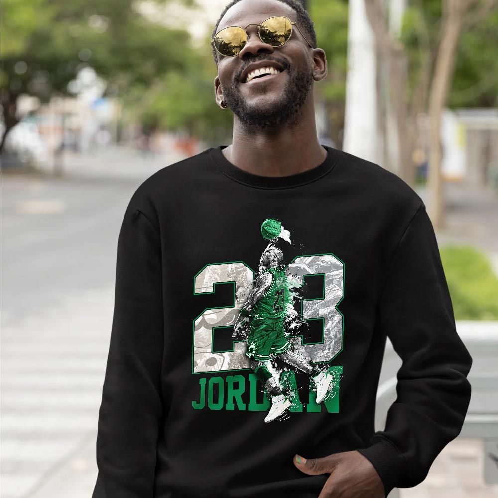 Air 23 Jordan Sneaker Shirt Match Lucky Green 2s, Jordan 2 Lucky Green MKO T-Shirt Air 23 Jordan Sneaker Shirt Match Lucky Green 2s, Jordan 2 Lucky Green MKO T-Shirt