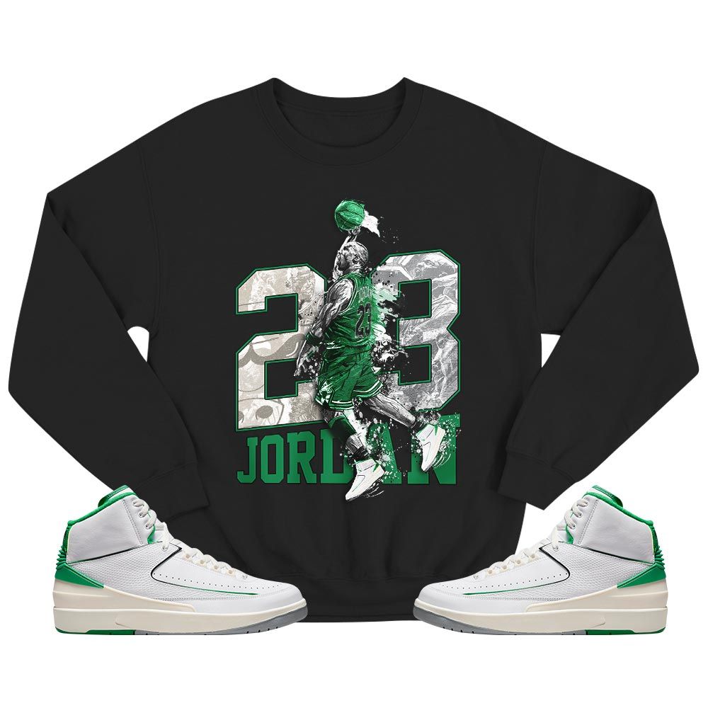Air 23 Jordan Sneaker Shirt Match Lucky Green 2s, Jordan 2 Lucky Green MKO T-Shirt Air 23 Jordan Sneaker Shirt Match Lucky Green 2s, Jordan 2 Lucky Green MKO T-Shirt