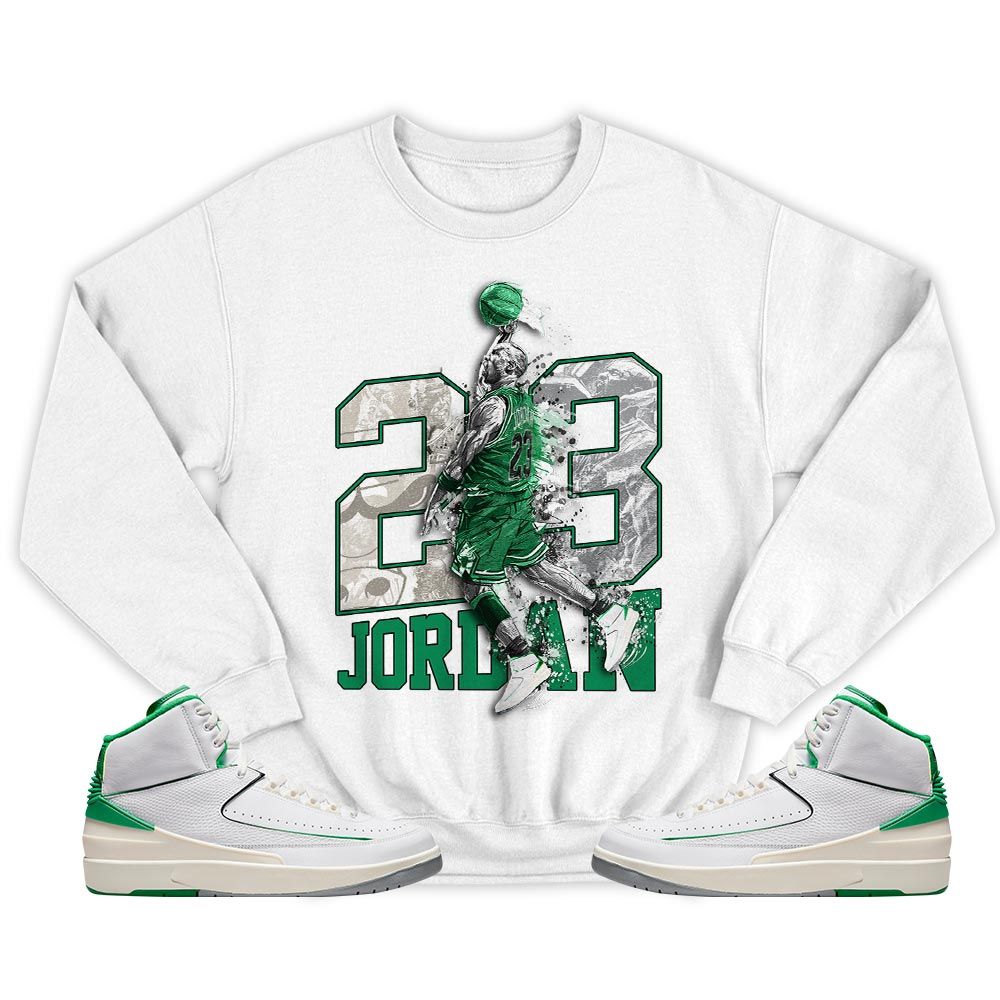 Air 23 Jordan Sneaker Shirt Match Lucky Green 2s, Jordan 2 Lucky Green MKO T-Shirt Air 23 Jordan Sneaker Shirt Match Lucky Green 2s, Jordan 2 Lucky Green MKO T-Shirt