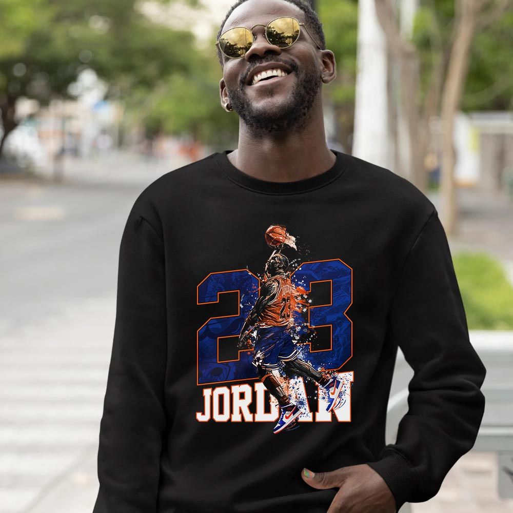 Air 23 Jordan Sneaker Shirt Match Mid Knicks 1s, Jordan 1 Mid Knicks MKO Hoodie Air 23 Jordan Sneaker Shirt Match Mid Knicks 1s, Jordan 1 Mid Knicks MKO Hoodie