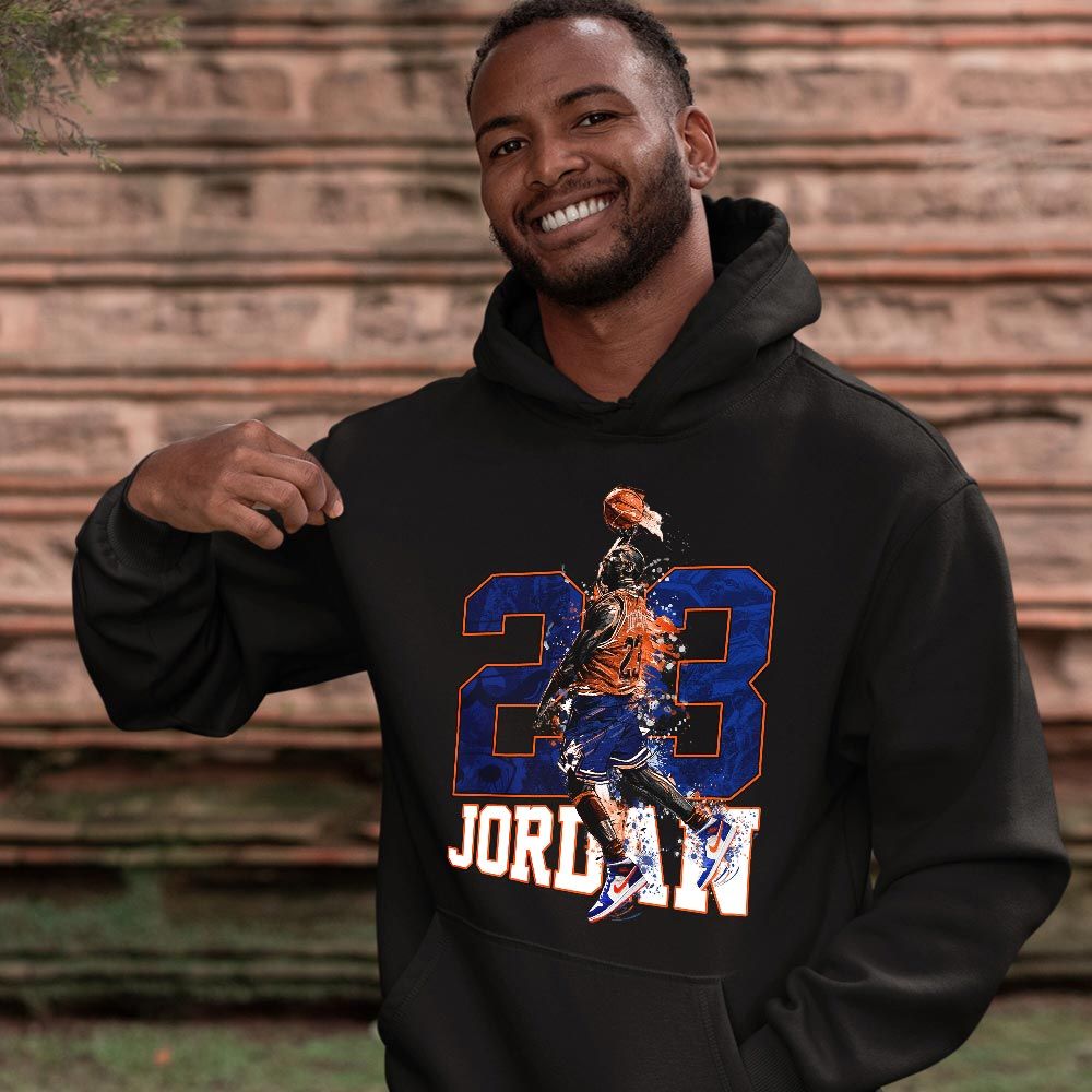 Air 23 Jordan Sneaker Shirt Match Mid Knicks 1s, Jordan 1 Mid Knicks MKO Hoodie Air 23 Jordan Sneaker Shirt Match Mid Knicks 1s, Jordan 1 Mid Knicks MKO Hoodie
