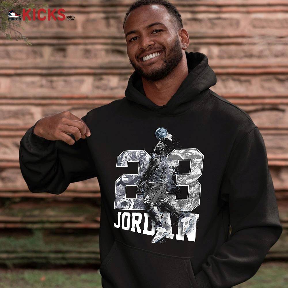 Air 23 Jordan Sneaker Shirt Match Retro Cool Grey 6s, Jordan 6 Cool Grey MKO T-Shirt Air 23 Jordan Sneaker Shirt Match Retro Cool Grey 6s, Jordan 6 Cool Grey MKO T-Shirt
