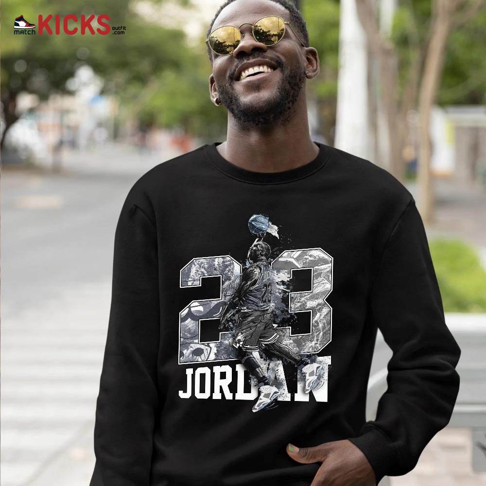 Air 23 Jordan Sneaker Shirt Match Retro Cool Grey 6s, Jordan 6 Cool Grey MKO T-Shirt Air 23 Jordan Sneaker Shirt Match Retro Cool Grey 6s, Jordan 6 Cool Grey MKO T-Shirt