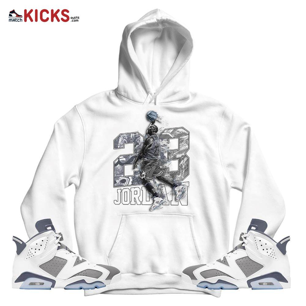 Air 23 Jordan Sneaker Shirt Match Retro Cool Grey 6s, Jordan 6 Cool Grey MKO T-Shirt Air 23 Jordan Sneaker Shirt Match Retro Cool Grey 6s, Jordan 6 Cool Grey MKO T-Shirt