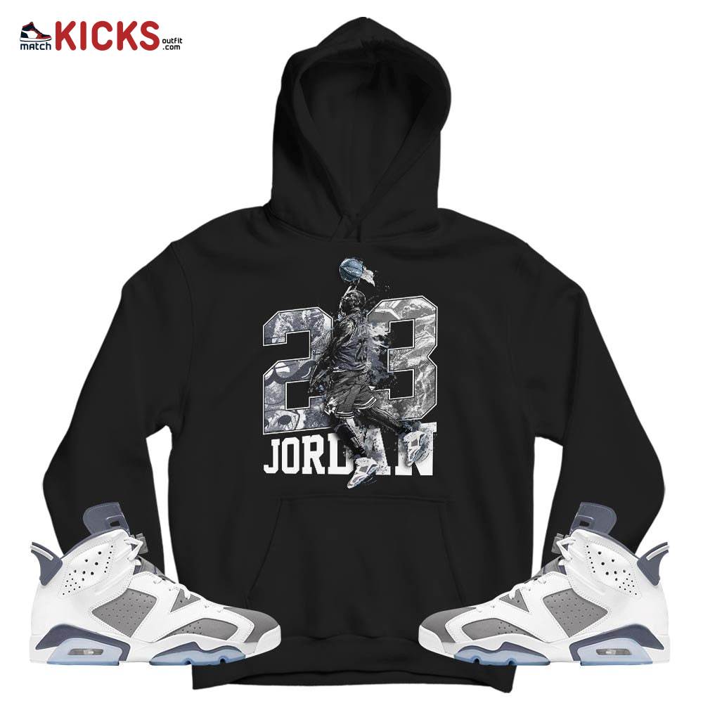 Air 23 Jordan Sneaker Shirt Match Retro Cool Grey 6s, Jordan 6 Cool Grey MKO T-Shirt Air 23 Jordan Sneaker Shirt Match Retro Cool Grey 6s, Jordan 6 Cool Grey MKO T-Shirt