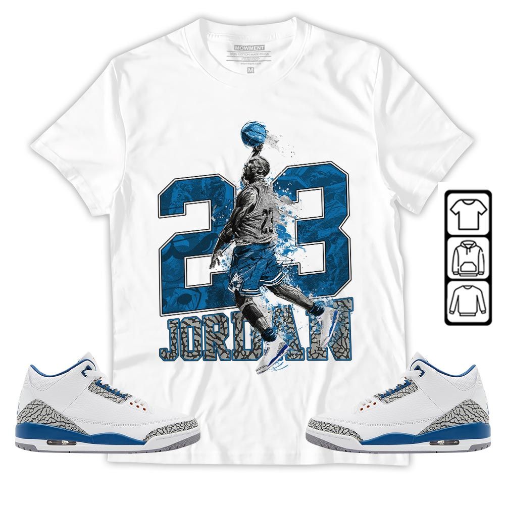 Air 23 Jordan Sneaker Shirt Match Wizards 3s, Jordan Retro 3 Wizards MKO T-Shirt Air 23 Jordan Sneaker Shirt Match Wizards 3s, Jordan Retro 3 Wizards MKO T-Shirt