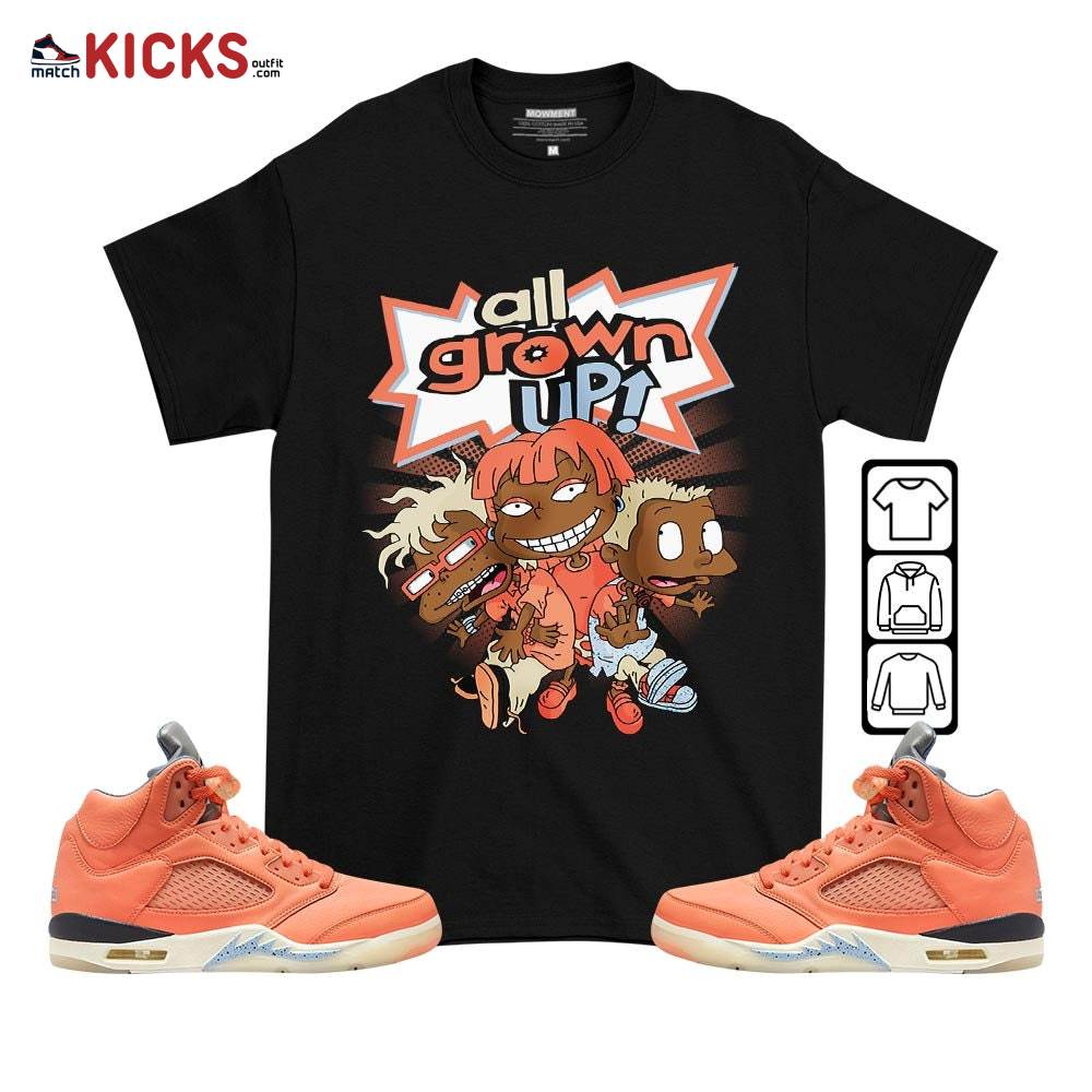 All Grown Up Sneaker Shirt Match Crimson Bliss 5s, Jordan 5 DJ Khaled Crimson Bliss MKO T-Shirt