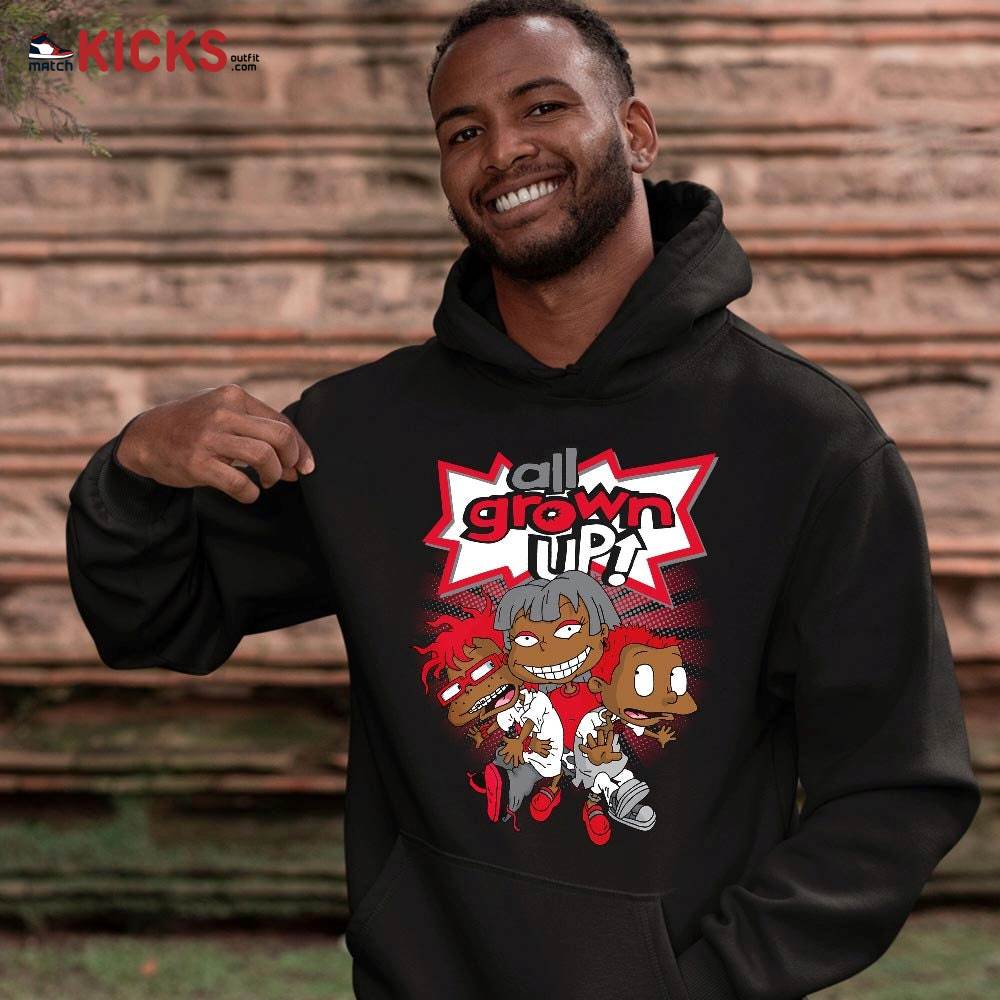 All Grown Up Sneaker Shirt Match Fire Red 9s, Jordan 9 Retro Fire Red MKO T-Shirt All Grown Up Sneaker Shirt Match Fire Red 9s, Jordan 9 Retro Fire Red MKO T-Shirt