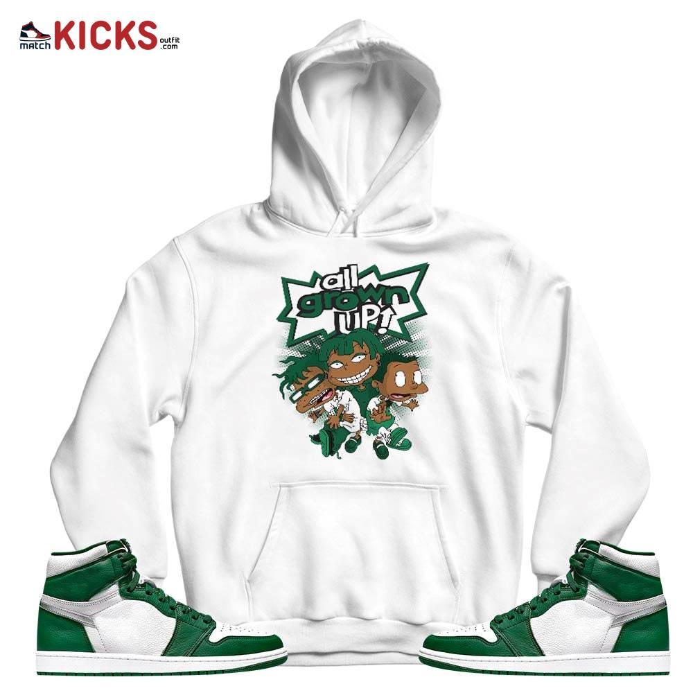 All Grown Up Sneaker Shirt Match High Gorge Green 1s, Jordan 1 Retro High Gorge Green MKO T-Shirt All Grown Up Sneaker Shirt Match High Gorge Green 1s, Jordan 1 Retro High Gorge Green MKO T-Shirt
