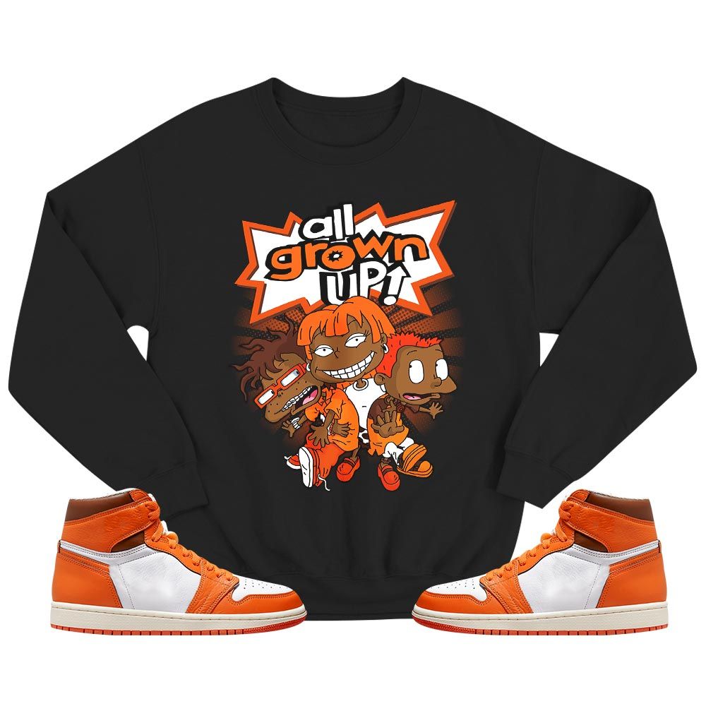 All Grown Up Sneaker Shirt Match High OG Starfish 1s, Jordan 1 Retro High OG Starfish MKO T-Shirt All Grown Up Sneaker Shirt Match High OG Starfish 1s, Jordan 1 Retro High OG Starfish MKO T-Shirt