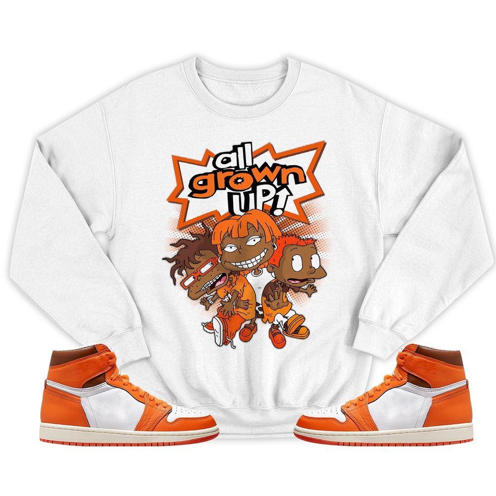 All Grown Up Sneaker Shirt Match High OG Starfish 1s, Jordan 1 Retro High OG Starfish MKO T-Shirt All Grown Up Sneaker Shirt Match High OG Starfish 1s, Jordan 1 Retro High OG Starfish MKO T-Shirt