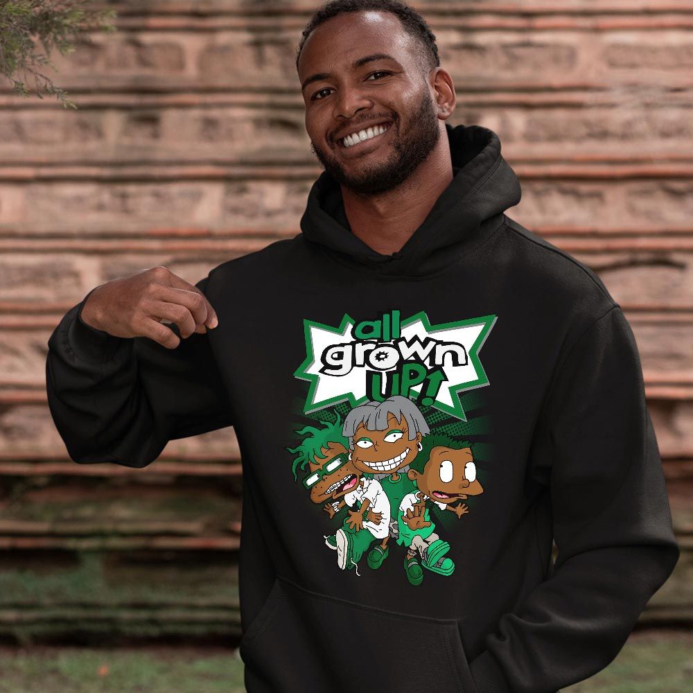 All Grown Up Sneaker Shirt Match Lucky Green 2s, Jordan 2 Lucky Green MKO T-Shirt All Grown Up Sneaker Shirt Match Lucky Green 2s, Jordan 2 Lucky Green MKO T-Shirt