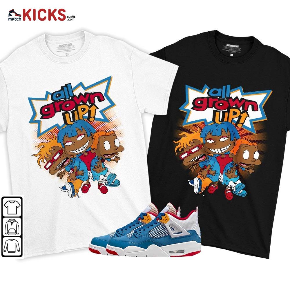 All Grown Up Sneaker Shirt Match Messy Room 4s, Jordan 4 GS Messy Room MKO T-Shirt