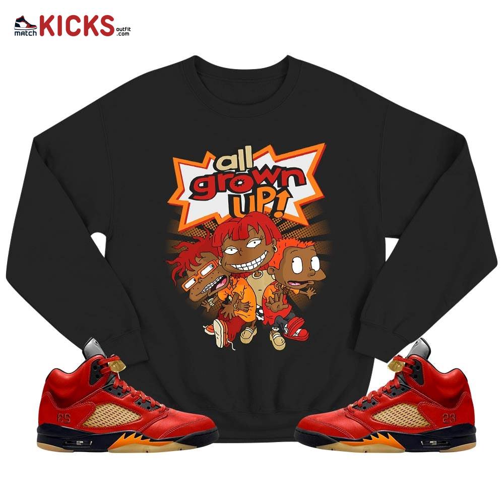 All Grown Up Sneaker Shirt Match Retro Mars For Her 5s, Jordan 5 Mars For Her MKO T-Shirt All Grown Up Sneaker Shirt Match Retro Mars For Her 5s, Jordan 5 Mars For Her MKO T-Shirt