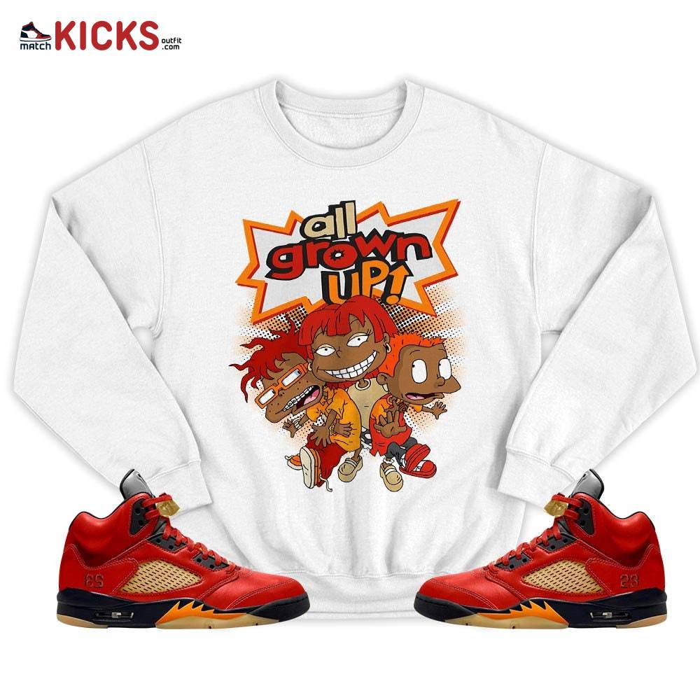 All Grown Up Sneaker Shirt Match Retro Mars For Her 5s, Jordan 5 Mars For Her MKO T-Shirt All Grown Up Sneaker Shirt Match Retro Mars For Her 5s, Jordan 5 Mars For Her MKO T-Shirt
