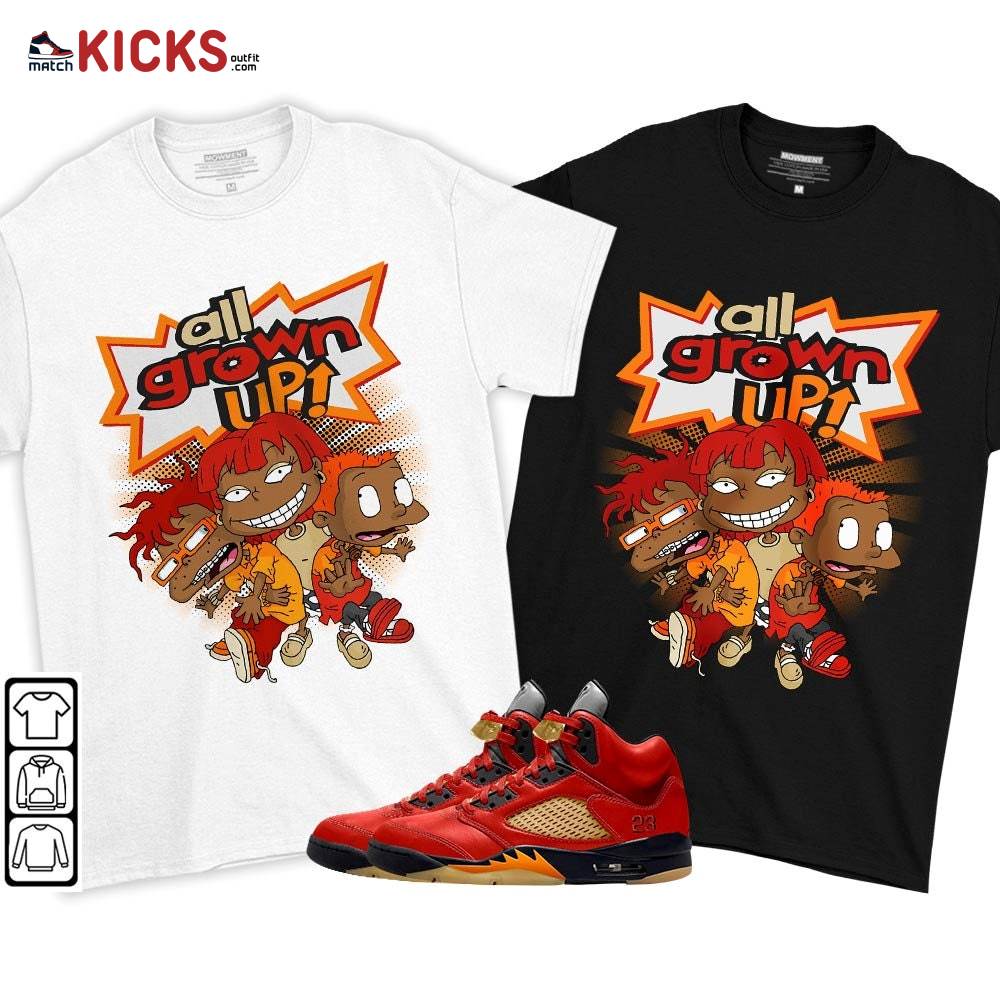 All Grown Up Sneaker Shirt Match Retro Mars For Her 5s, Jordan 5 Mars For Her MKO T-Shirt All Grown Up Sneaker Shirt Match Retro Mars For Her 5s, Jordan 5 Mars For Her MKO T-Shirt