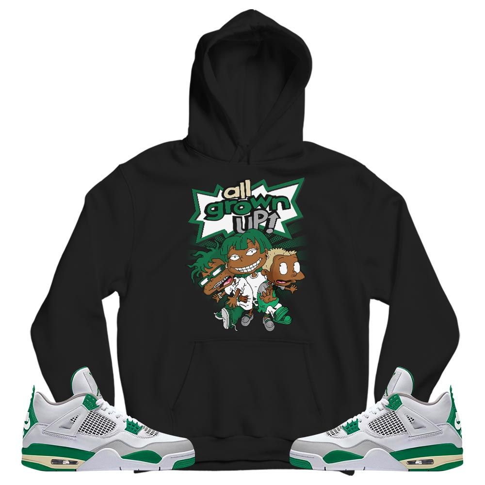 All Grown Up Sneaker Shirt Match Retro Pine Green 4s, Jordan 4 Pine Green MKO T-Shirt