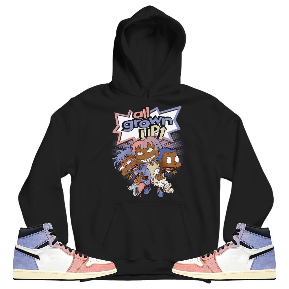 All Grown Up Sneaker Shirt Match Retro Skyline 1s, Jordan 1 High OG Skyline MKO T-Shirt