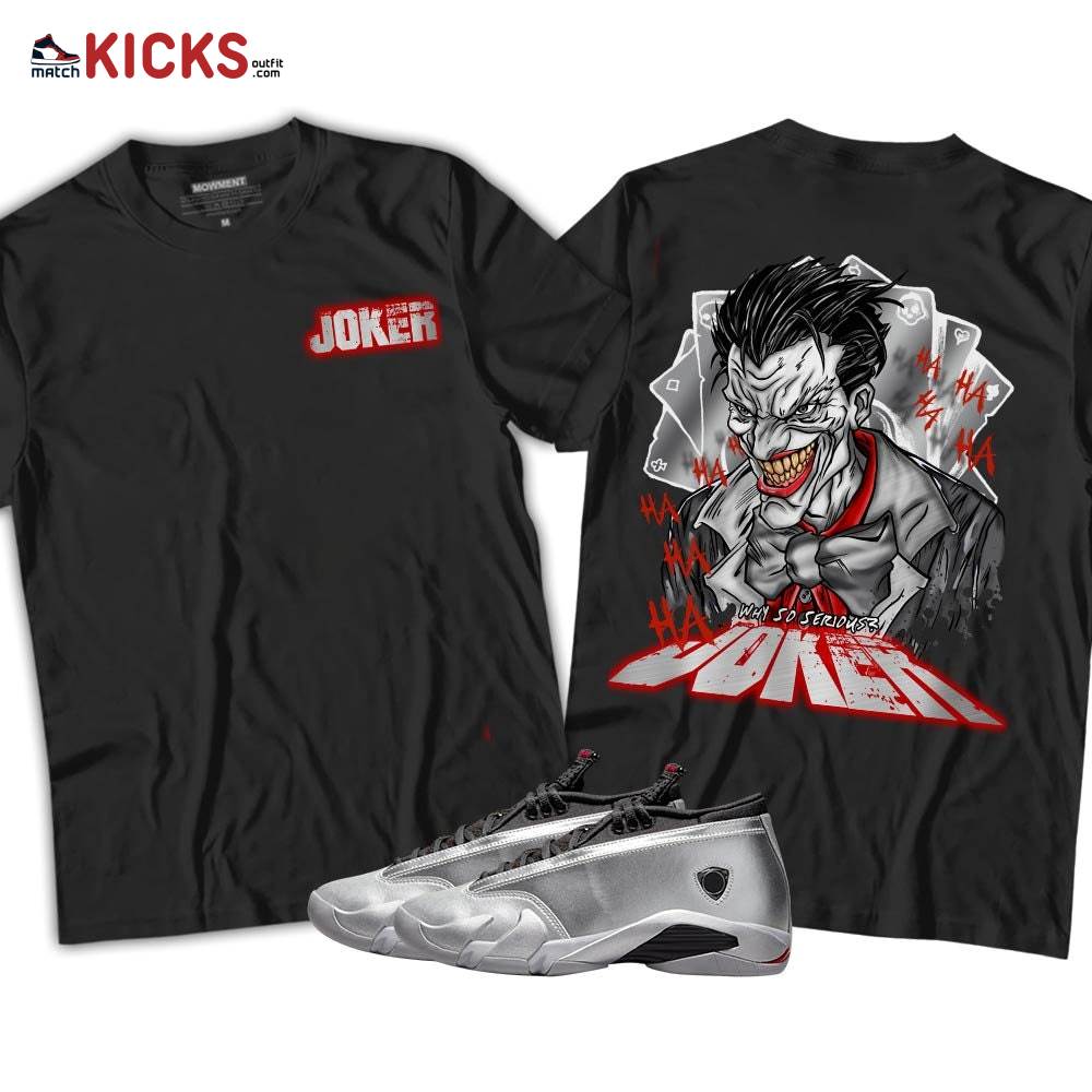 Anti-Hero Sneaker Shirt Match 14 Low Metallic Silver, Jordan 14 Metallic Silver MKO T-Shirt