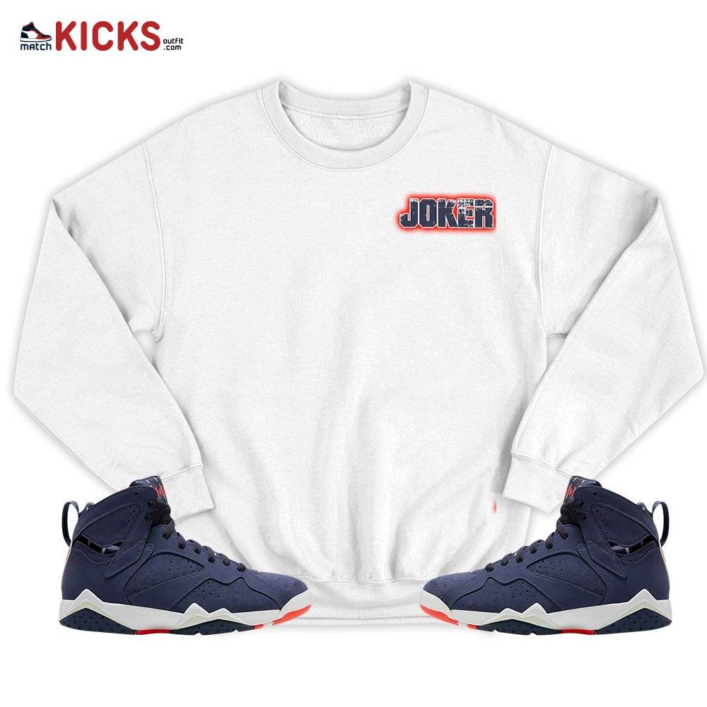 Anti-Hero Sneaker Shirt Match 7 Neutral Indigo, Jordan 7 Quai 54 MKO T-Shirt Anti-Hero Sneaker Shirt Match 7 Neutral Indigo, Jordan 7 Quai 54 MKO T-Shirt