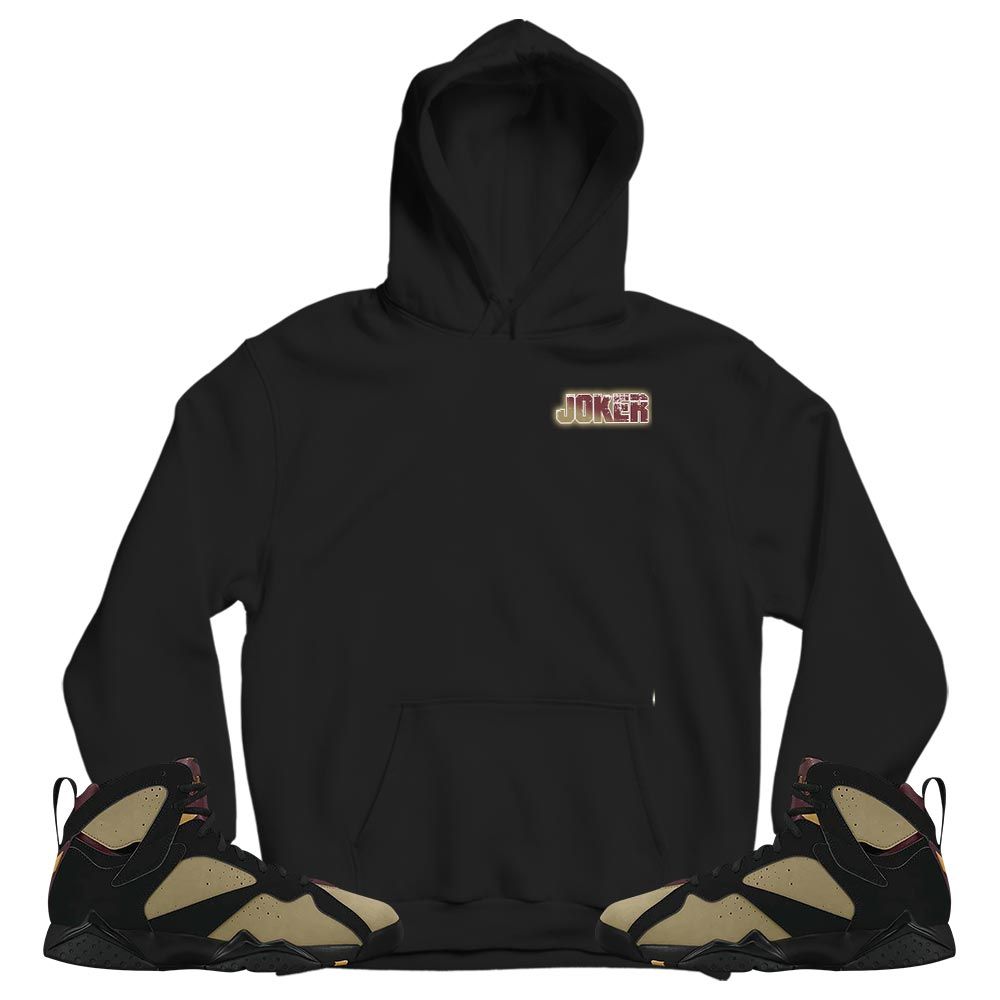 Anti-Hero Sneaker Shirt Match Black Cherrywood 7s, Jordan 7 Black Olive MKO T-Shirt