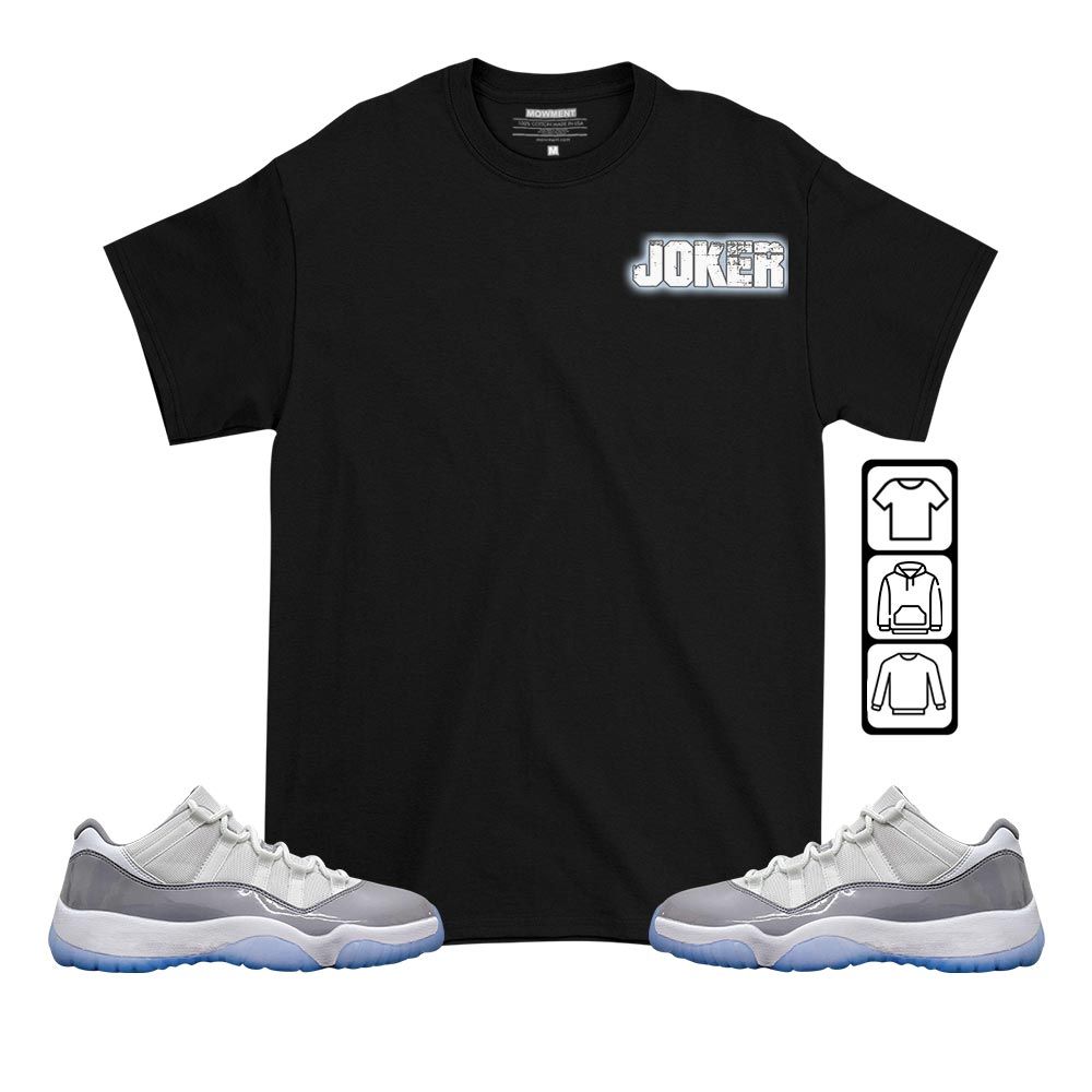 Anti-Hero Sneaker Shirt Match Cement Grey 11s, Jordan 11 Low Cement Grey MKO T-Shirt Anti-Hero Sneaker Shirt Match Cement Grey 11s, Jordan 11 Low Cement Grey MKO T-Shirt