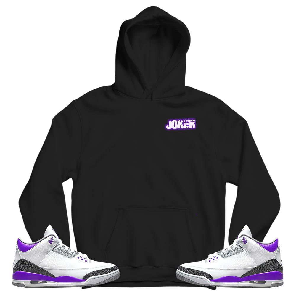 Anti-Hero Sneaker Shirt Match Dark Iris 3s, Jordan 3 Retro Dark Iris MKO T-Shirt