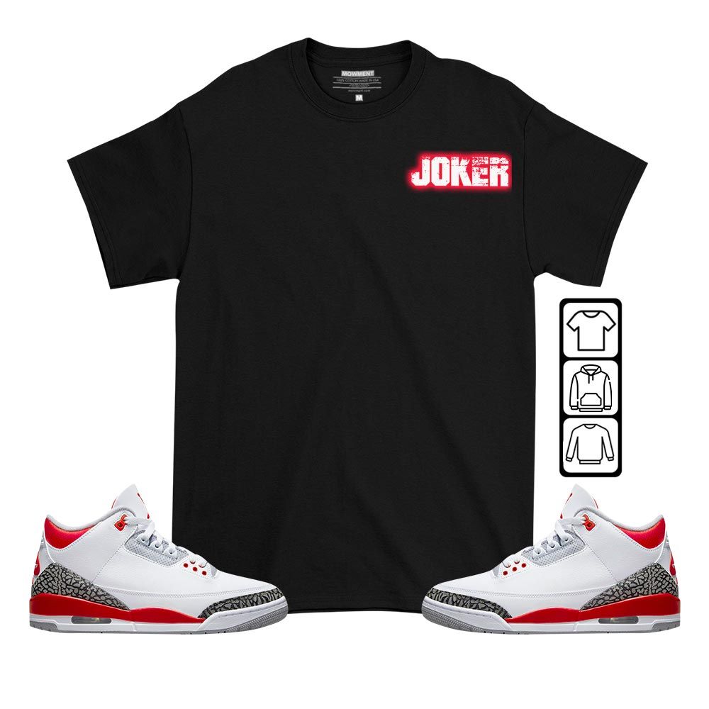 Anti-Hero Sneaker Shirt Match Fire Red 3s, Jordan 3 Retro Fire Red MKO T-Shirt Anti-Hero Sneaker Shirt Match Fire Red 3s, Jordan 3 Retro Fire Red MKO T-Shirt